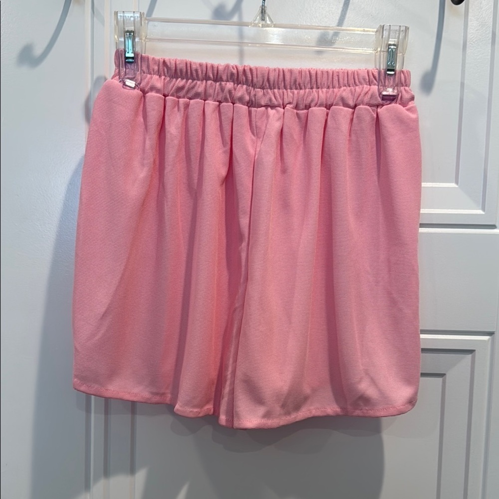 Pink Women's Pajama Shorts - Picture 3 of 6